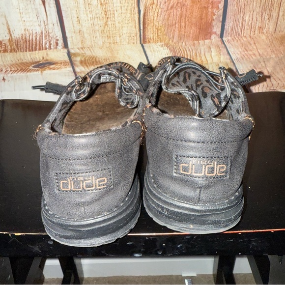 Hey Dude Wendy Funk Phantom Leopard women’s size 10 - Picture 5 of 8